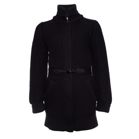 Burberry Jackets & Blazers - Burberry Knitted black coat